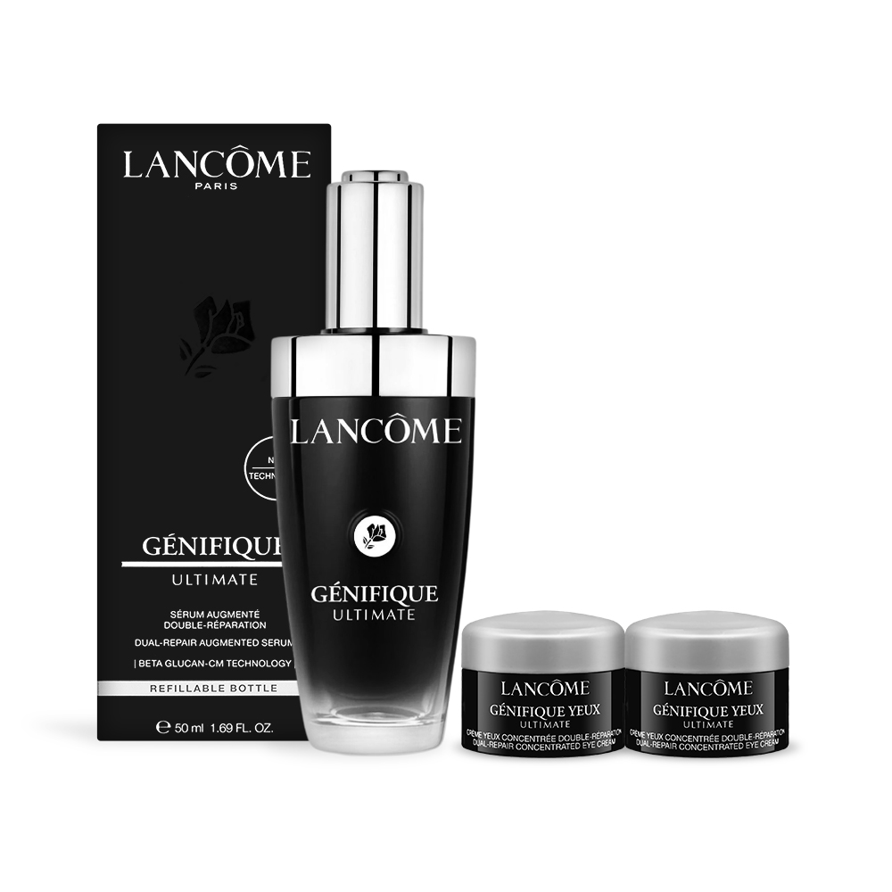 Lancome 蘭蔻 超極限肌因賦活露(50ml)+超極限肌因撫紋眼霜(5mlX2)-公司貨