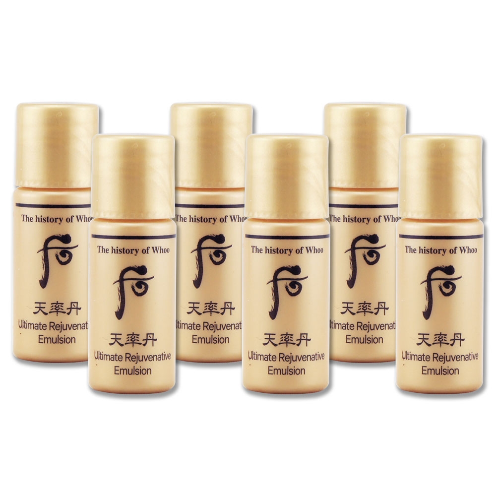 《Whoo 後》天率丹完美奇蹟皇后乳液 5ML x 6