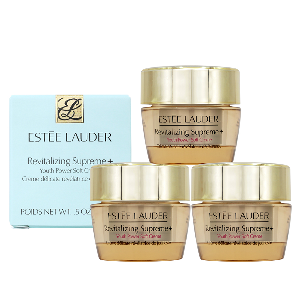 ESTEE LAUDER雅詩蘭黛 年輕無敵膠原霜(15ml*3)有盒[正貨容量組 百貨公司專櫃貨