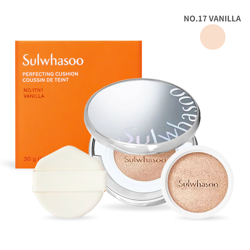 Sulwhasoo 雪花秀 完美珍珠光精華氣墊(柔焦版)(15gX2)SPF50+ PA+++ NO.17 VANILLA-百貨公司貨