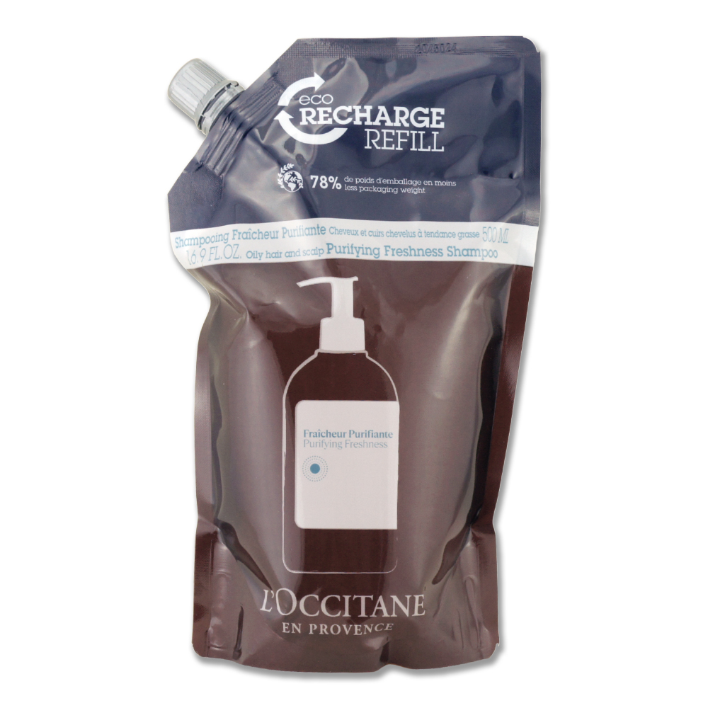 《LOCCITANE 歐舒丹》草本淨涼洗髮乳補充包 500ML