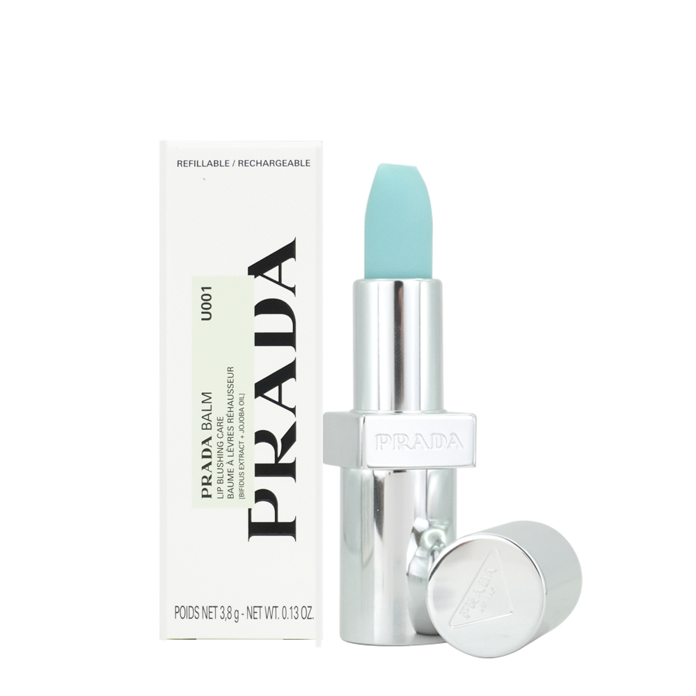 PRADA 普拉達 經典潤唇膏(3.8g) #U001莫測藍 ASTRA PINK[變色護唇膏]
