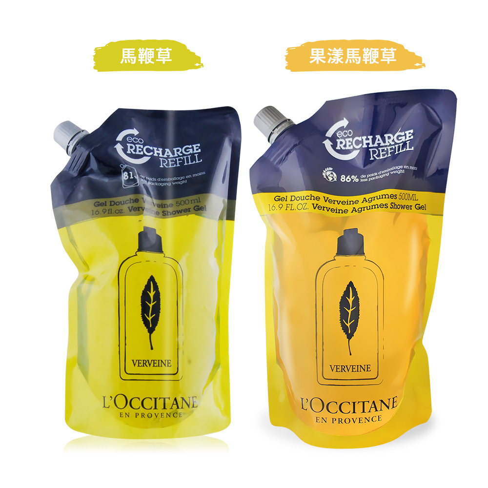 L’OCCITANE 歐舒丹 沐浴膠補充包(500ml)-多款任選-百貨公司貨