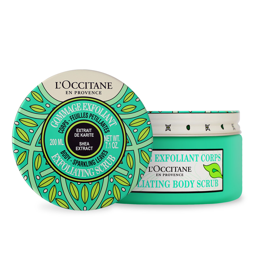 L’OCCITANE 歐舒丹 歡聚乳油木碧綠去角質美體霜(200ml)-百貨公司貨