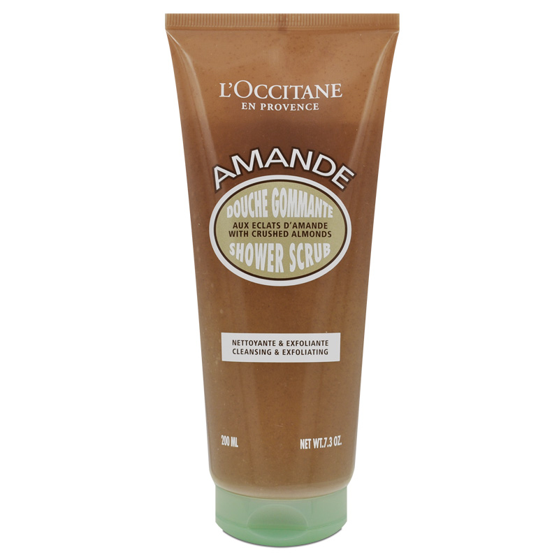 【LOCCITANE 歐舒丹】杏仁去角質沐浴膠 200ml(百貨專櫃貨)