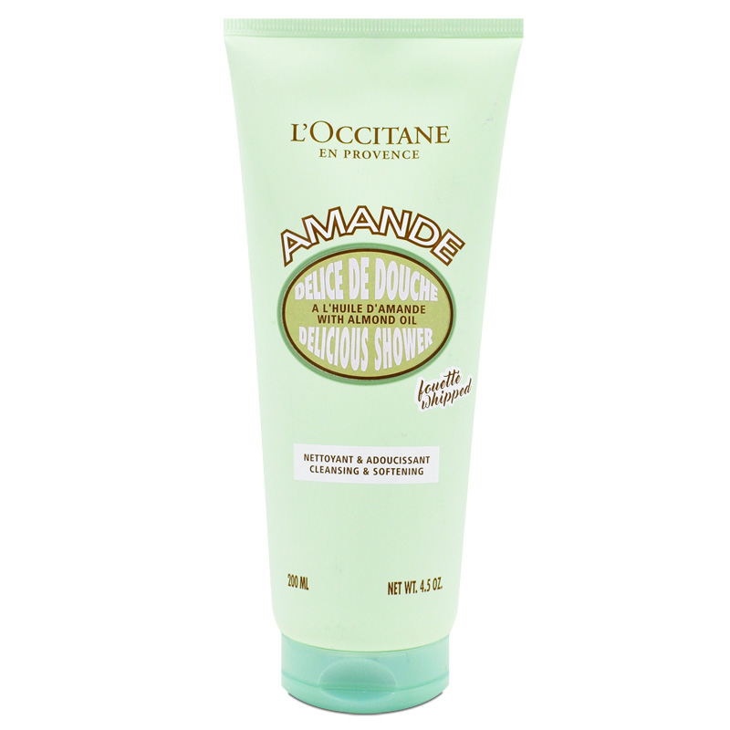 【LOCCITANE 歐舒丹】杏仁沐浴霜 200ml(百貨專櫃貨)