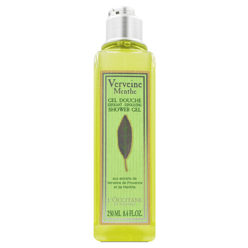 【LOCCITANE 歐舒丹】薄荷馬鞭草去角質沐浴膠 250ml(百貨專櫃貨)