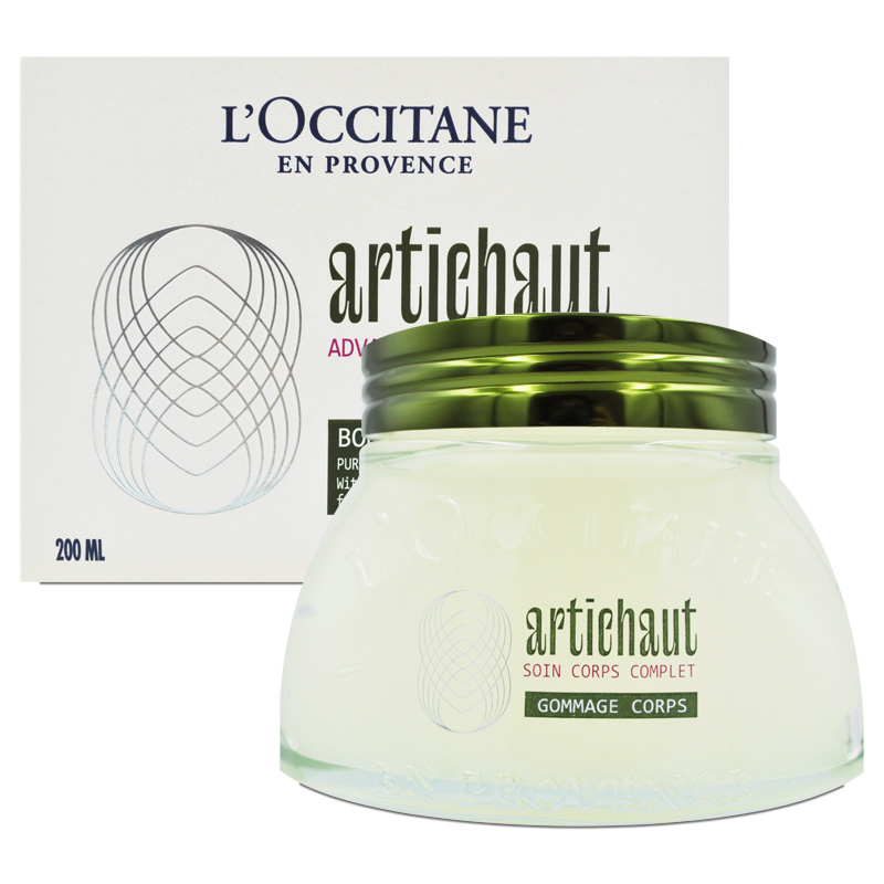 【LOCCITANE 歐舒丹】地中海菊薊勻體去角質霜 200ml(百貨專櫃貨)