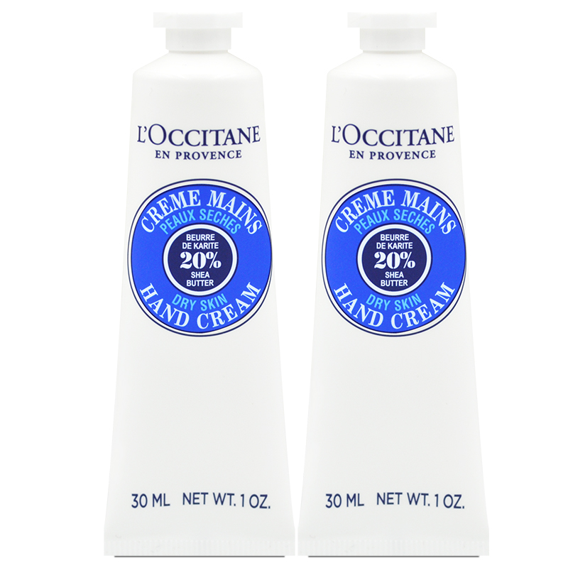 【LOCCITANE 歐舒丹】乳油木護手霜 30ml*2 (百貨專櫃貨)