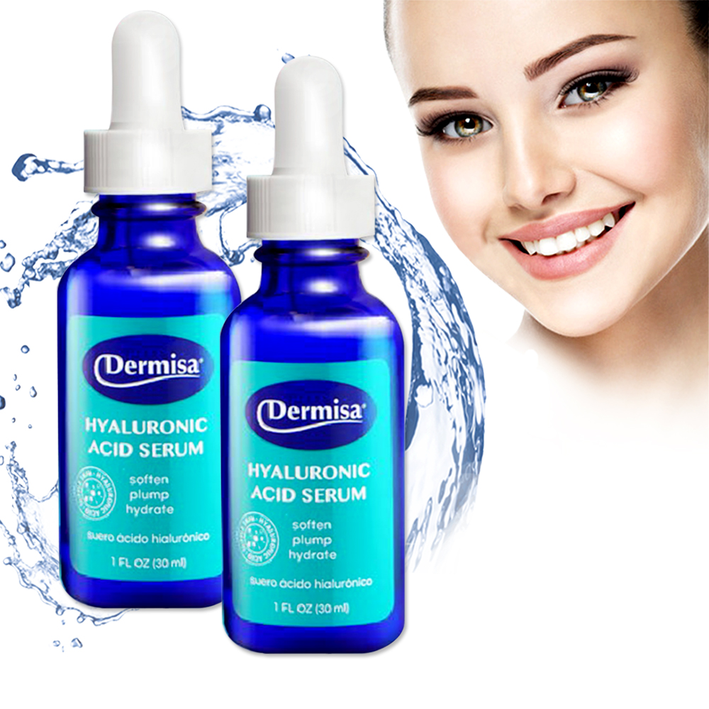 Dermisa小藍瓶美國高濃度玻尿酸保濕原液買1送1(30mlx2)