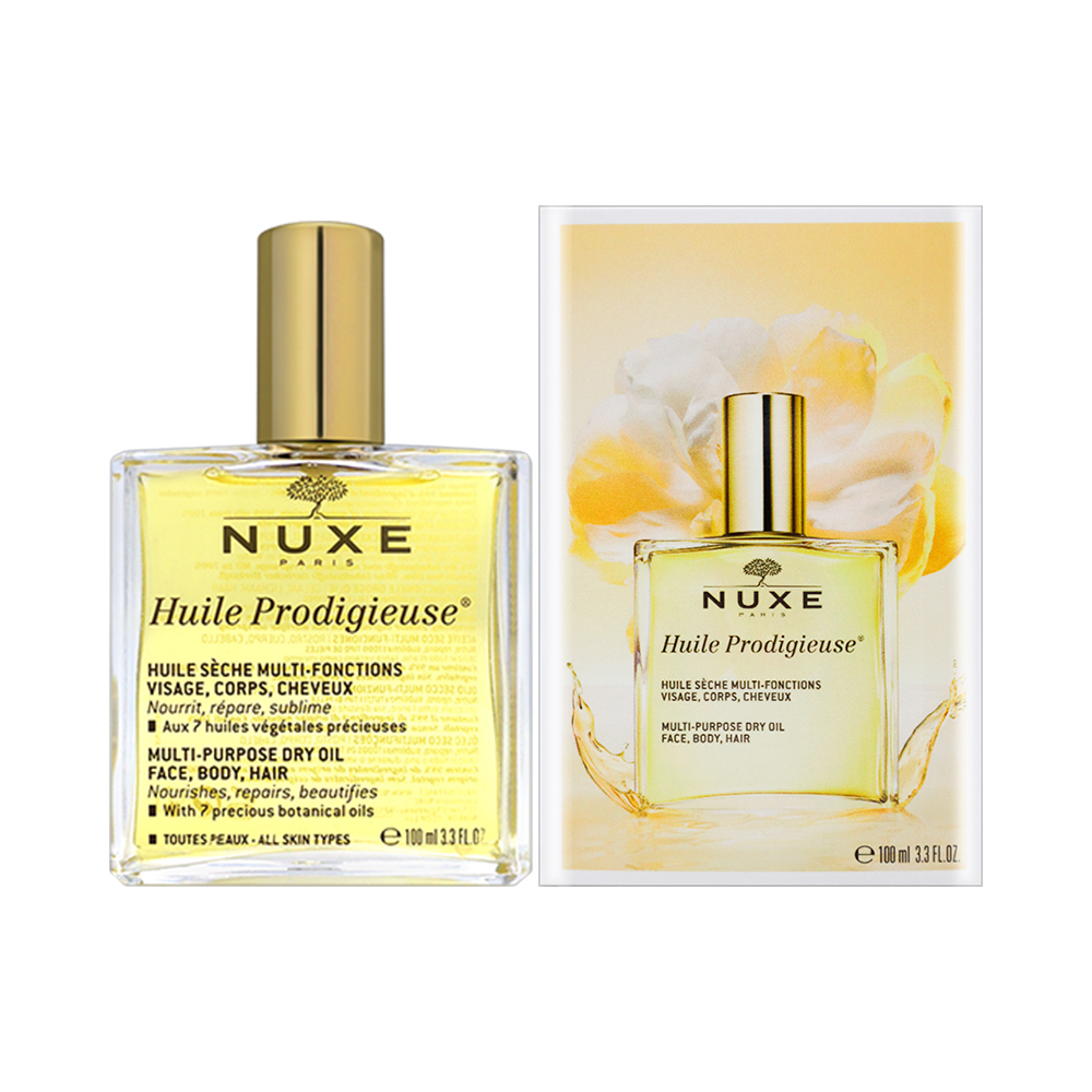 【NUXE】全效晶亮精華油 100ml (盒裝無壓頭版)