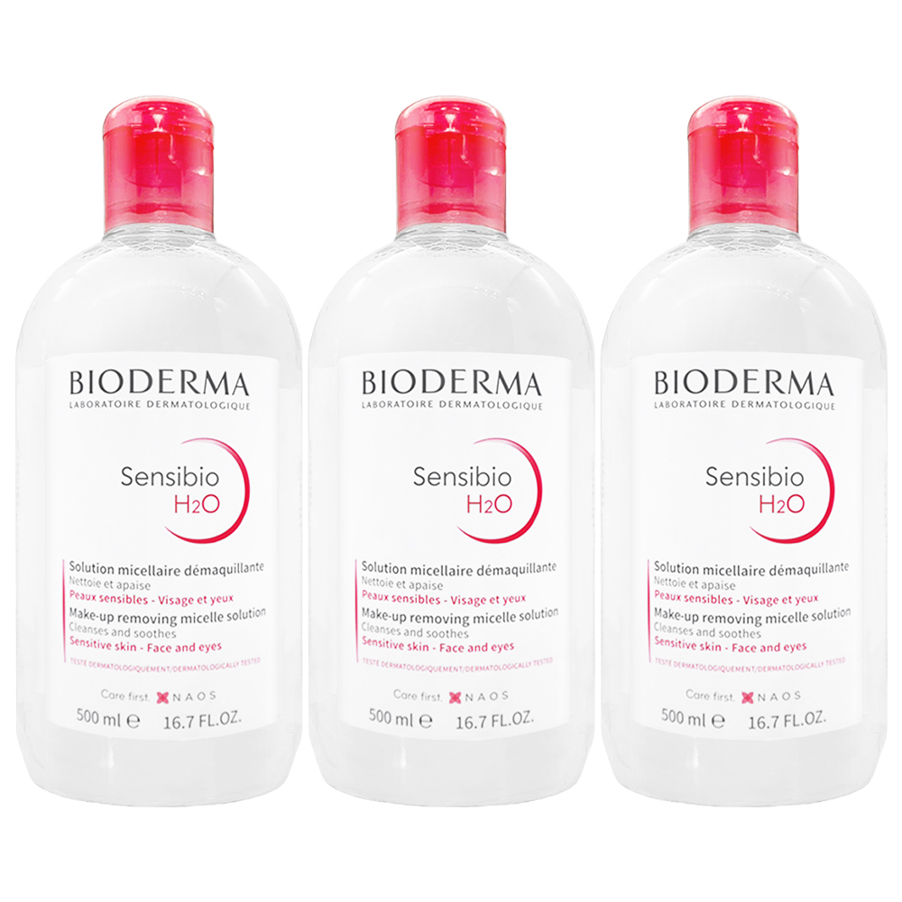 【BIODERMA】舒敏高效潔膚液 500ml 3入組