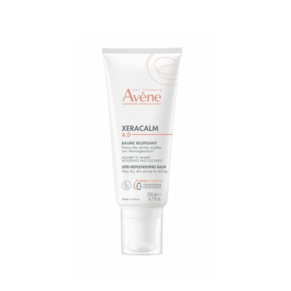Avene雅漾舒緩乾癢霜(滋潤型) 200ml，專為敏感性肌膚設計，具有強效保濕與舒緩功效，適合全身使用，提供長效滋潤與舒適感。