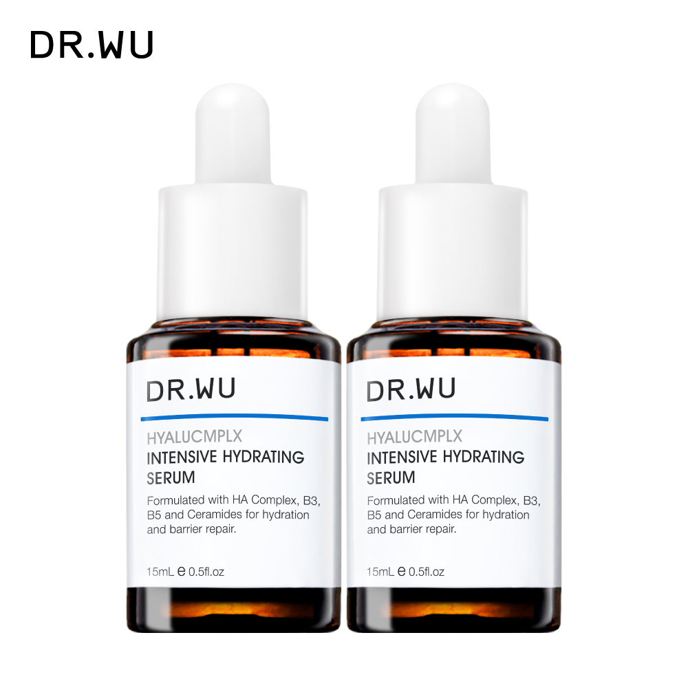 DR.WU 玻尿酸保濕精華液15ML(2入組)