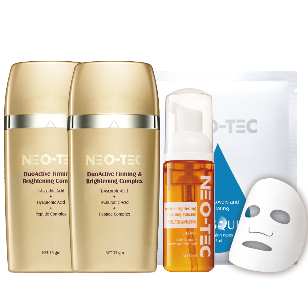 NEO-TEC 左型C全能雙極菁萃35gm(2入)【加贈】抗痘慕斯50ml+修護面膜1片