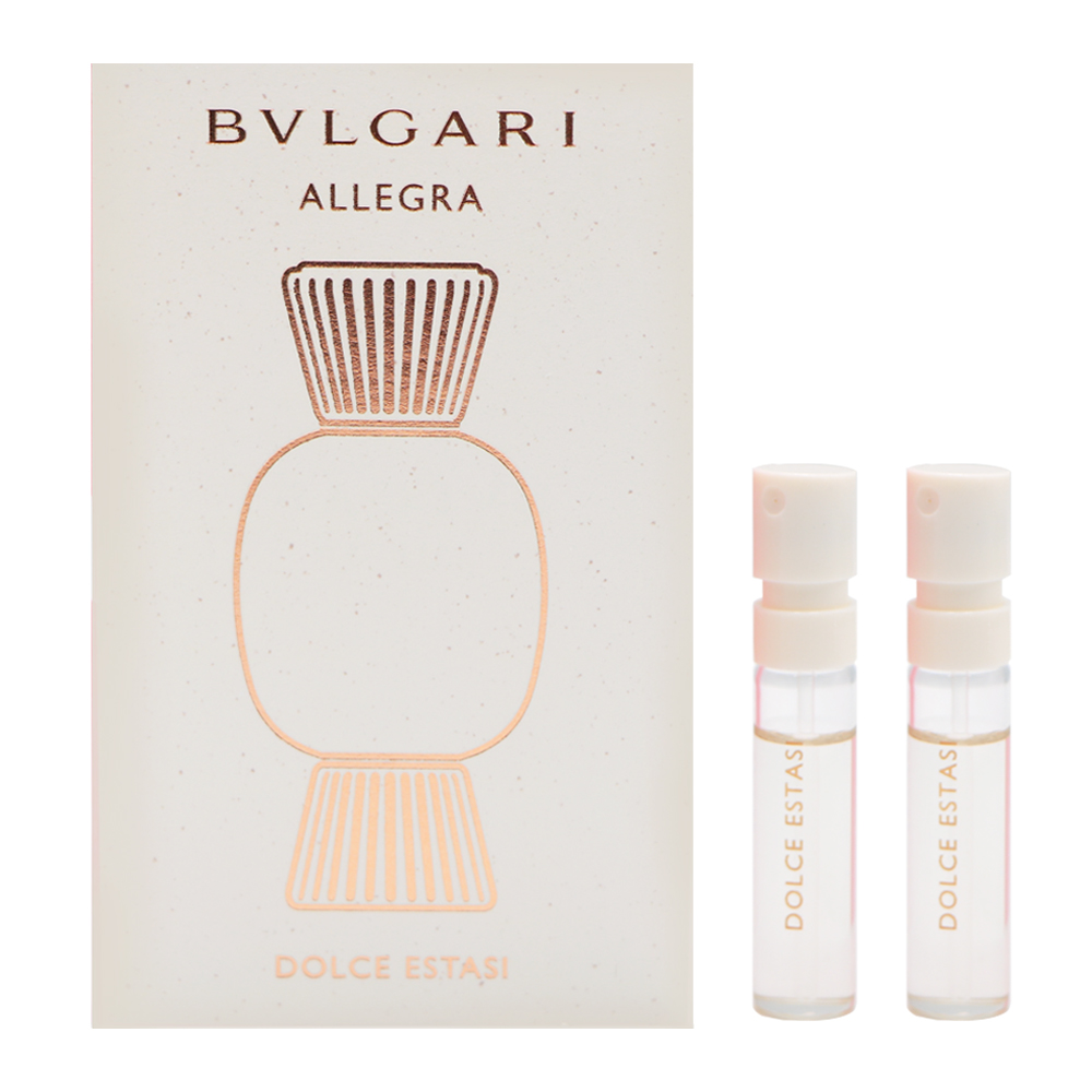 BVLGARI寶格麗 ALLEGRA悅享盛典系列 DOLCE ESTASI 甜美狂想淡香精1.5ml 針管 2入組