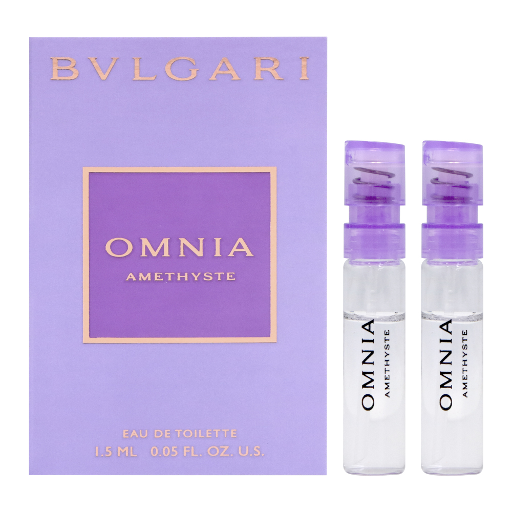 BVLGARI寶格麗 紫水晶女性淡香水1.5ml 針管 2入組 (新包裝)