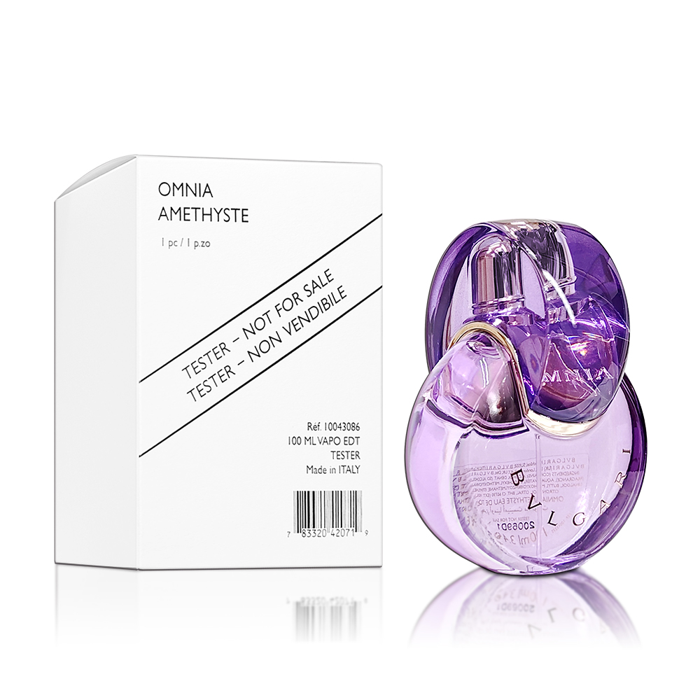 BVLGARI 寶格麗 Omnia Amethyste 紫水晶女性淡香水 100ML 2023新包裝 環保包裝 TESTER