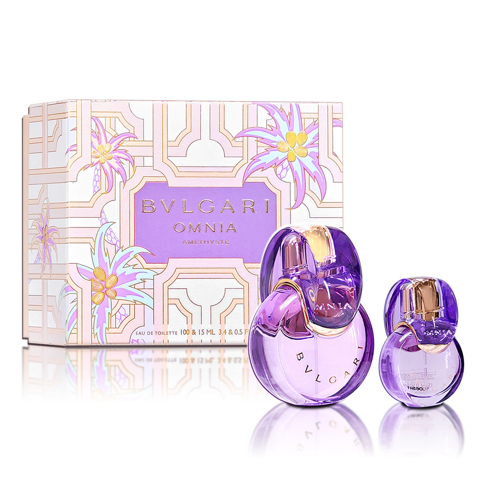 BVLGARI 寶格麗 Omnia Amethyste 紫水晶春季禮盒(淡香水100ML+15ML) 2023新包裝