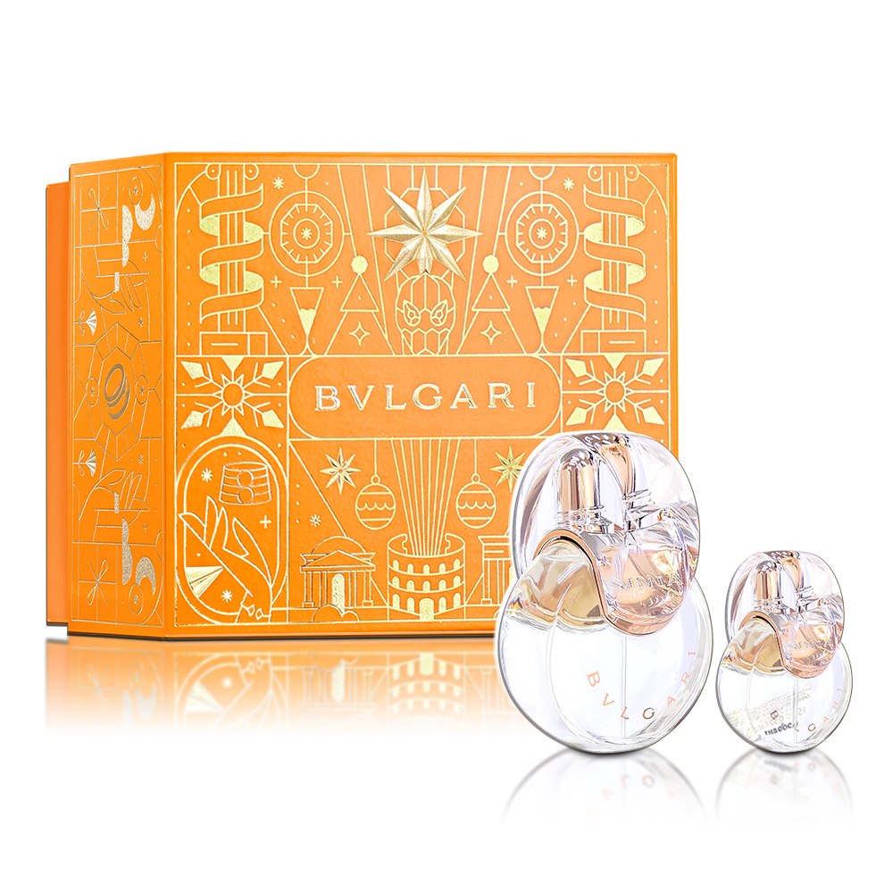 BVLGARI 寶格麗 Omnia Crystalline 晶澈橙夕金鑰禮盒(淡香水100ML+15ML)