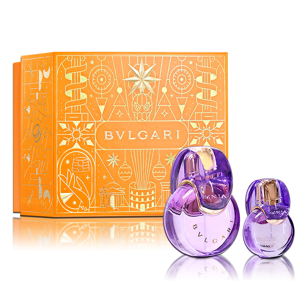 BVLGARI 寶格麗 Omnia Amethyste 紫水晶橙夕金鑰禮盒(淡香水100ML+15ML)