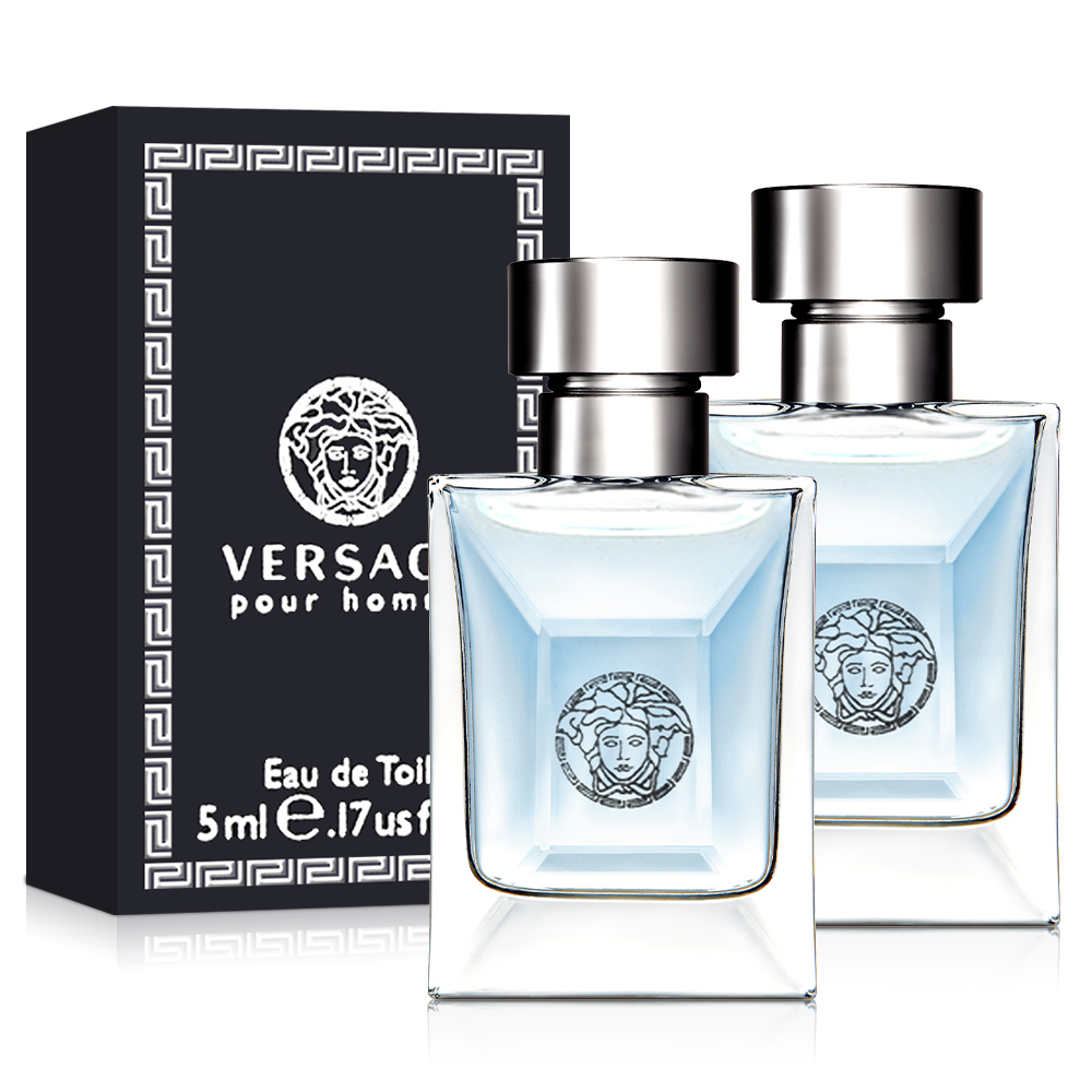 Versace 凡賽斯 經典男性淡香水小香(5ml)X2入