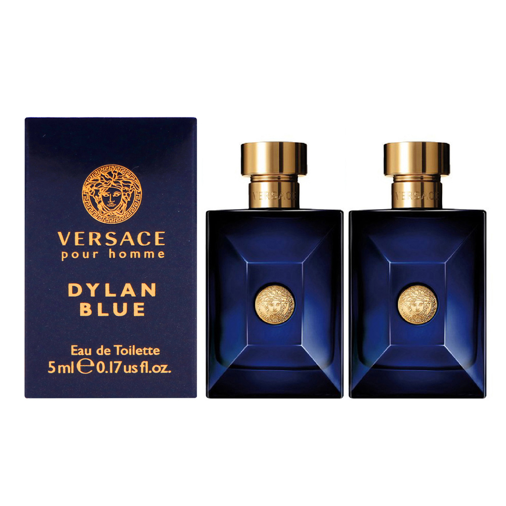 Versace 凡賽斯 狄倫正藍男性淡香水5ml 小香 2入組