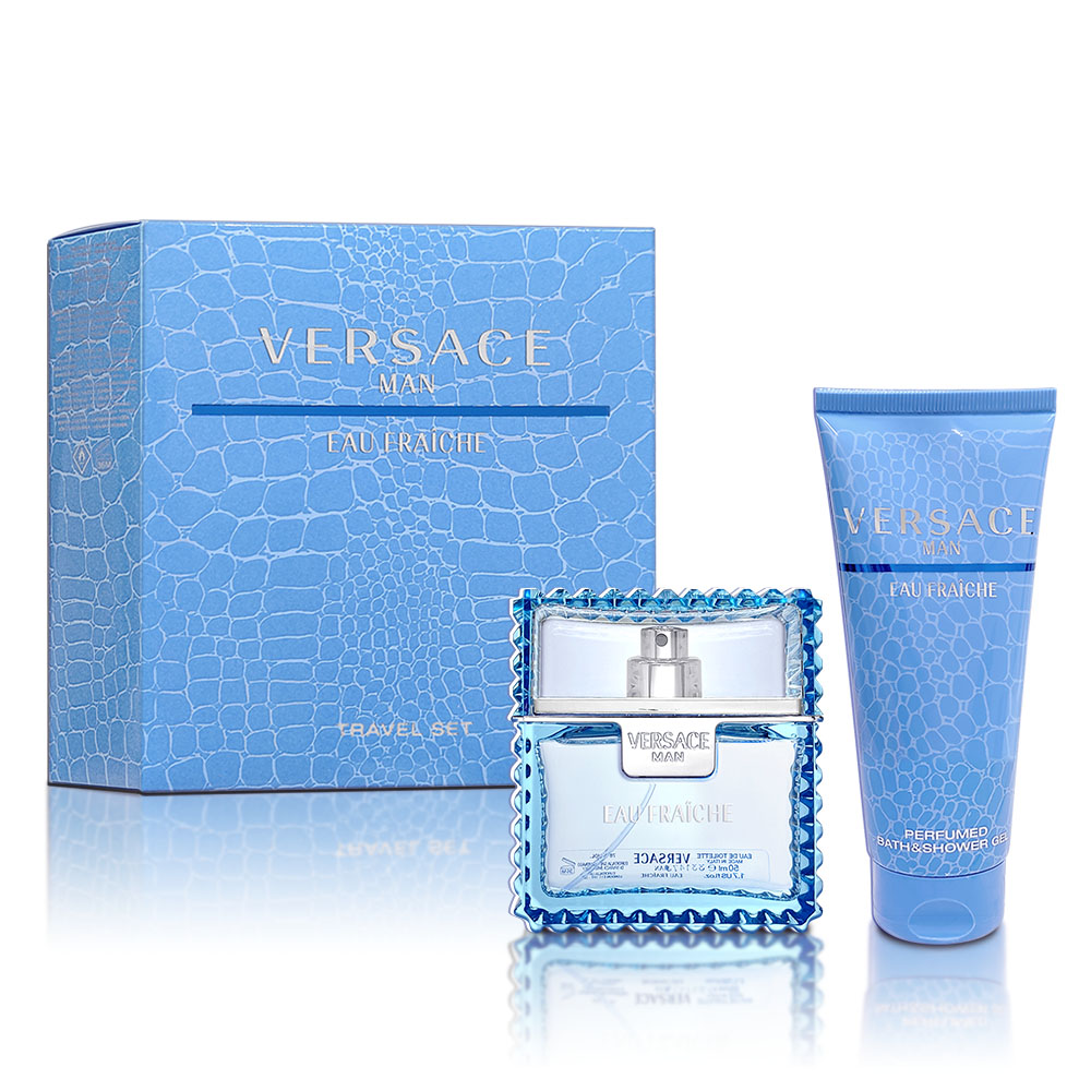 Versace 凡賽斯 雲淡風輕男性香氛禮盒(淡香水50ML+沐浴膠100ML)