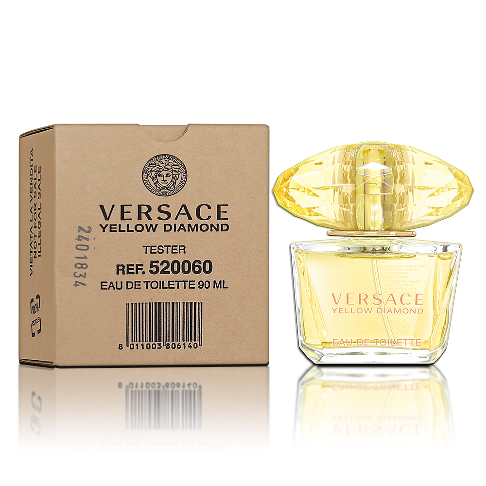Versace 凡賽斯 Yellow Diamond 香愛黃鑽女性淡香水 90ML TESTER 環保包裝