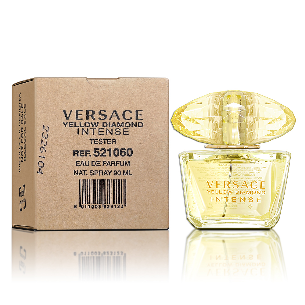 Versace 凡賽斯 Yellow Diamond Intense 香愛黃鑽女性淡香精 90ML TESTER 環保包裝
