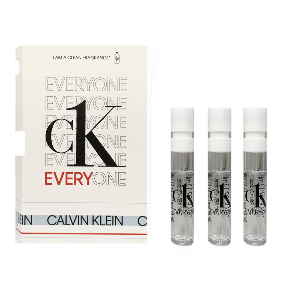 Calvin Klein 卡文克萊 CK EVERYONE 中性淡香精 1.2ml 針管*3入組
