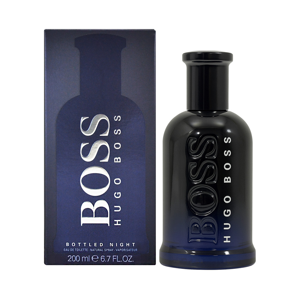 【HUGO BOSS】自信之夜男性淡香水 200ml Bottled Night EDT