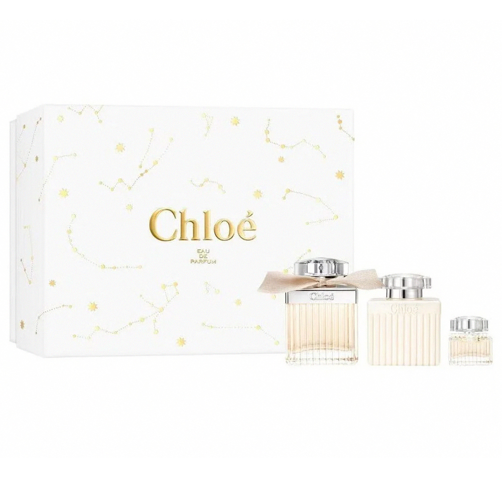 CHLOE 同名女淡香精禮盒(淡香精75ml+淡香精5ml+體乳100ml)