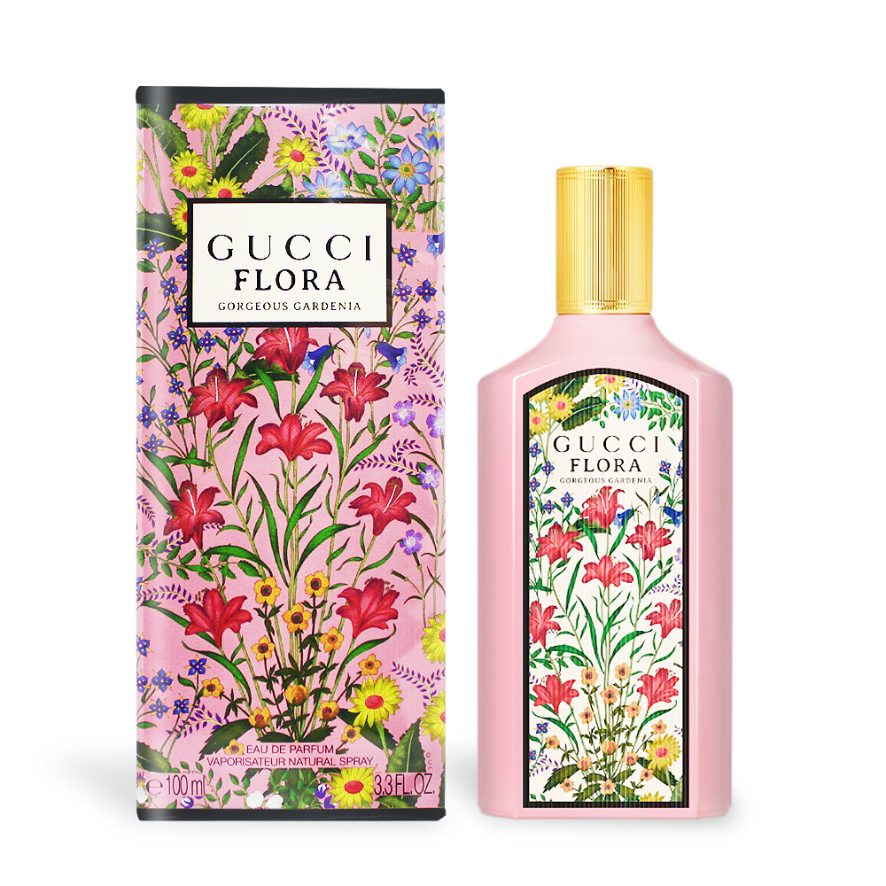 GUCCI 幻夢梔子花女性淡香精 Flora Gorgeous Gardenia(100ml) EDP-香水航空版