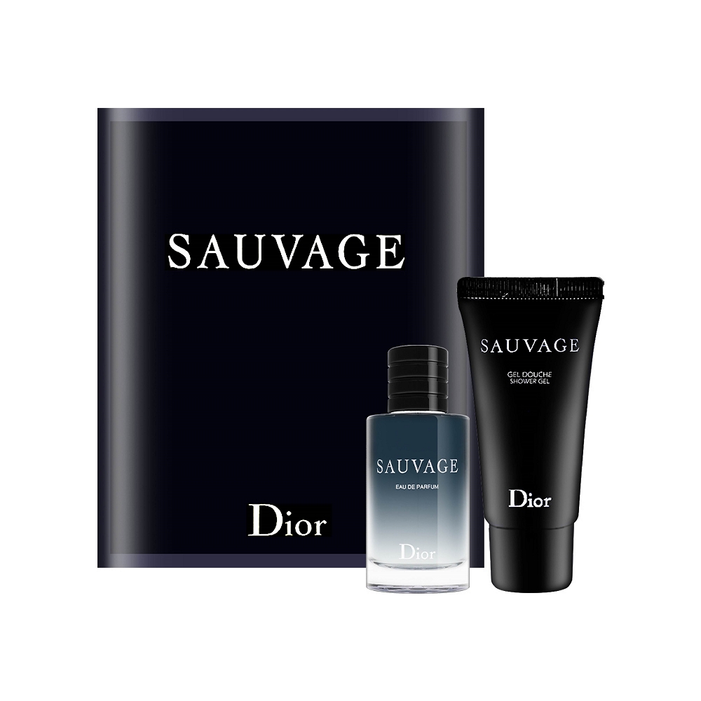 【Dior迪奧】SAUVAGE曠野之心淡香精經典兩件組禮盒