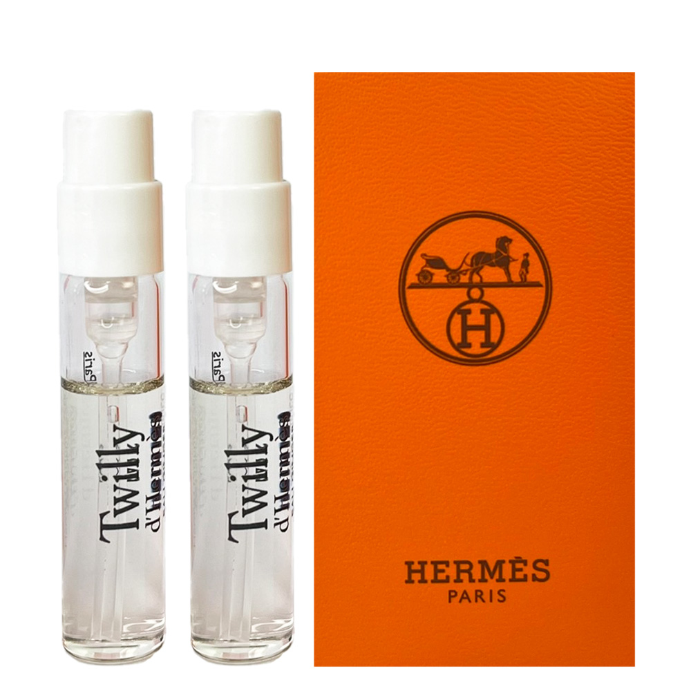 HERMES愛馬仕 Twilly Eau Ginger 絲巾生薑淡香精 2ml 針管 (2入組)