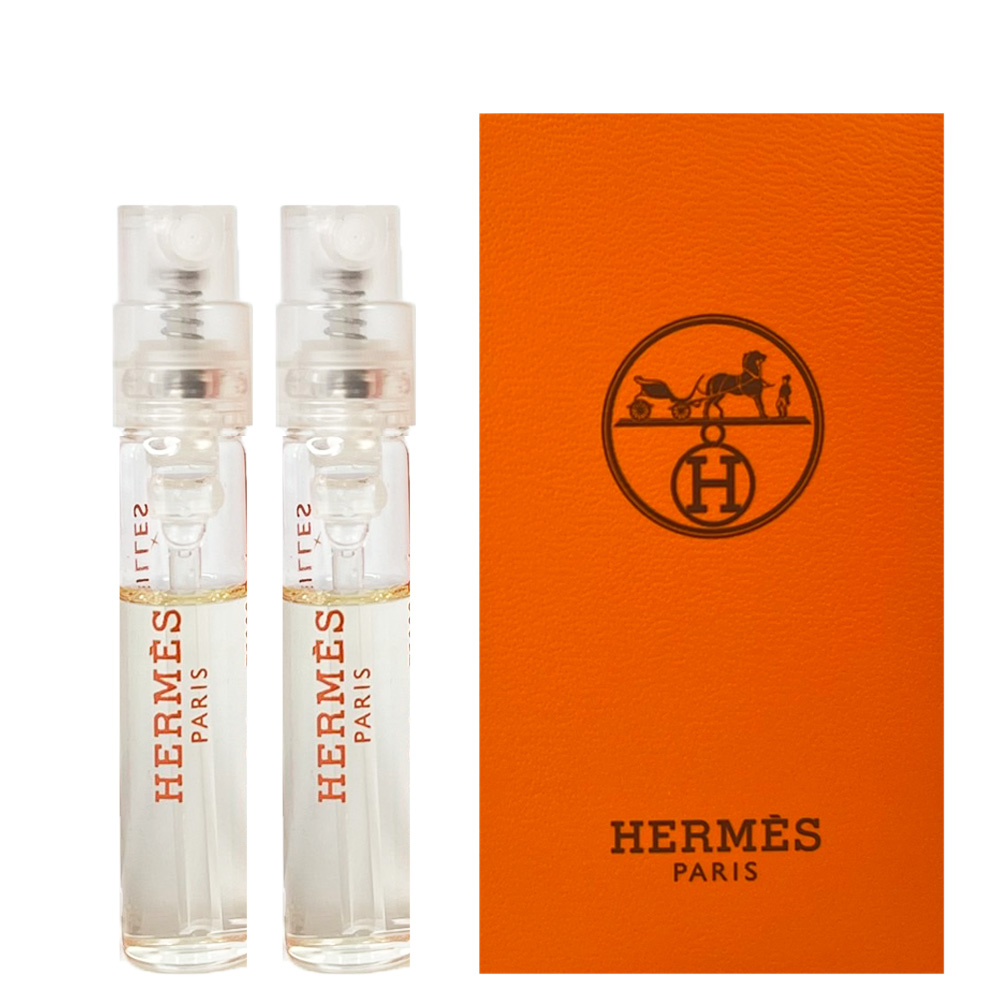 HERMES愛馬仕 橘採星光女性淡香精 2ML針管 (2入組)