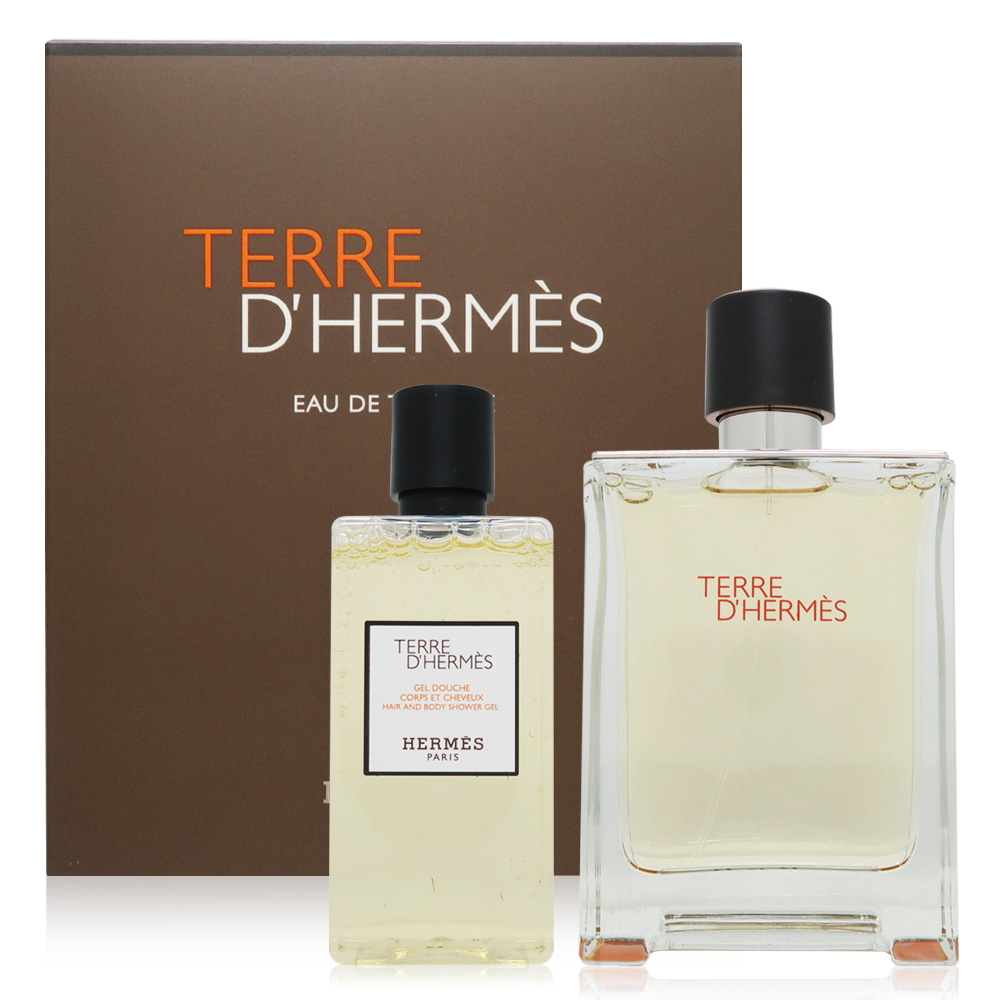 Hermes 愛馬仕 大地淡香水 EDT 禮盒(淡香水100ml+沐浴露80ml) 效期：2026.07
