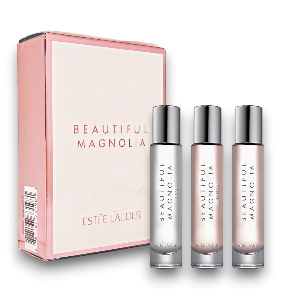 ESTEE LAUDER雅詩蘭黛 美麗香水花漾晨露旅行組(香水10ml+淡香水10ml+香精10ml)