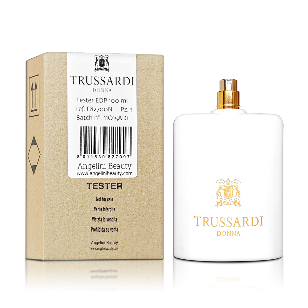 TRUSSARDI 楚沙迪 DONNA 女性淡香精 100ML TESTER 環保包裝 無蓋