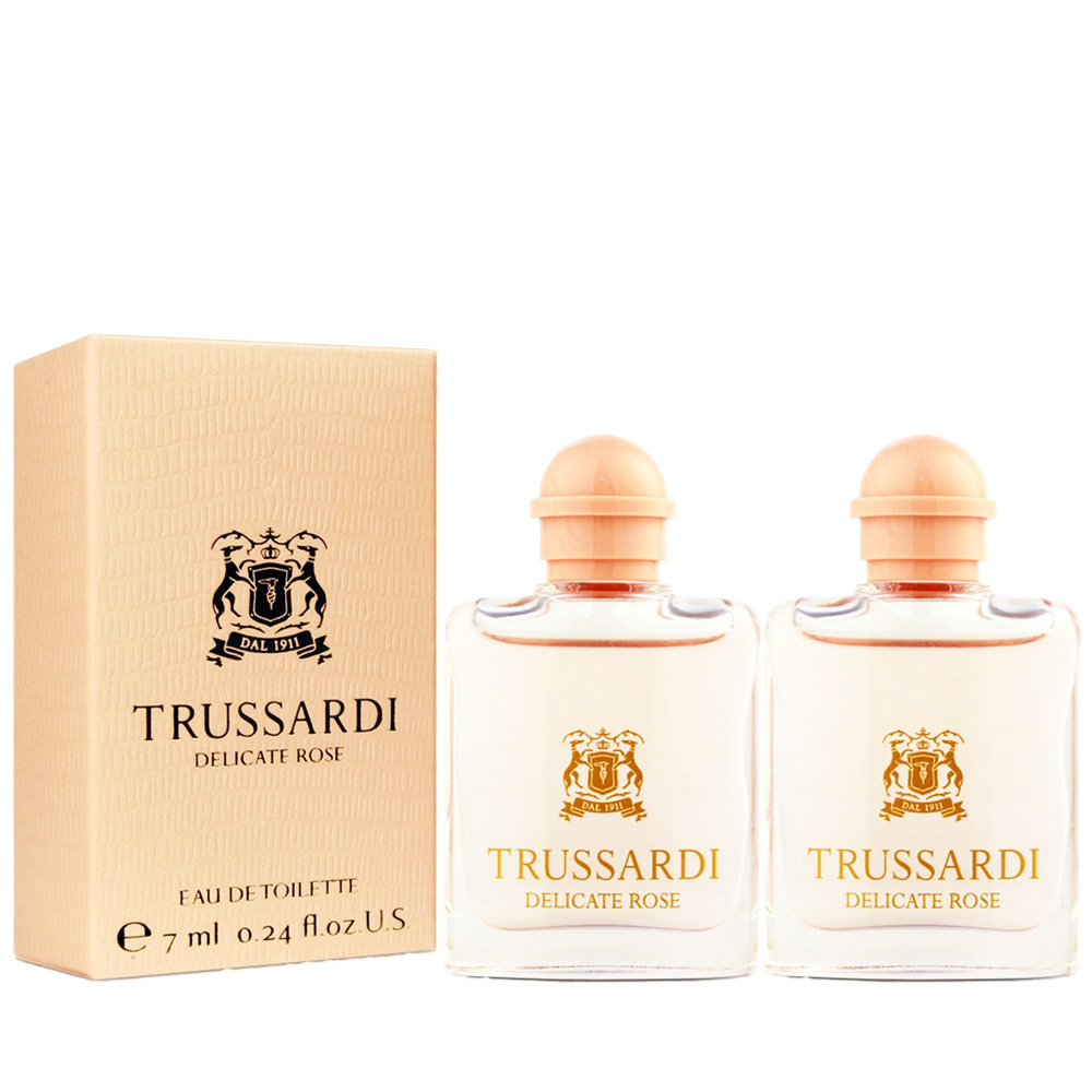 Trussardi Delicate Rose 晶漾玫瑰女性淡香水 7ML*2入組