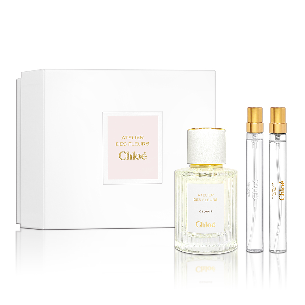 CHLOE 仙境花園香氛禮盒(北國雪松50ML+木蘭詩語10ML+繁嶼依蘭10ML)