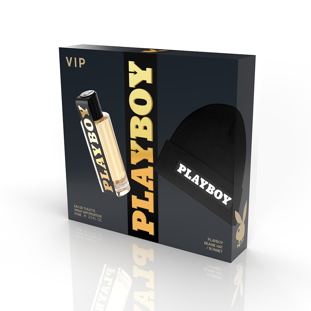 PLAYBOY 非凡奢華男性淡香水禮盒 (淡香水60ml/帽子) (VIP)