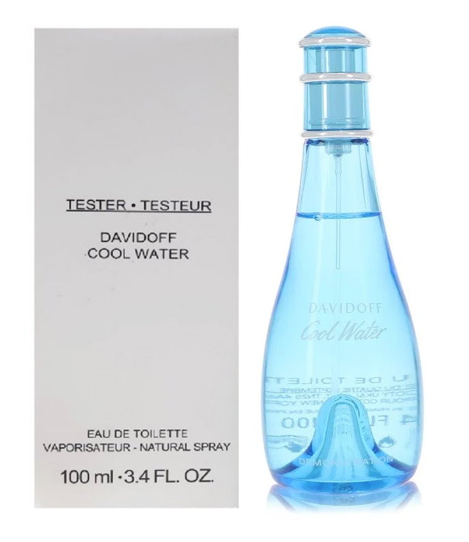 《Davidoff 大衛杜夫》Cool Water 冷泉女性淡香水100ml(TESTER)