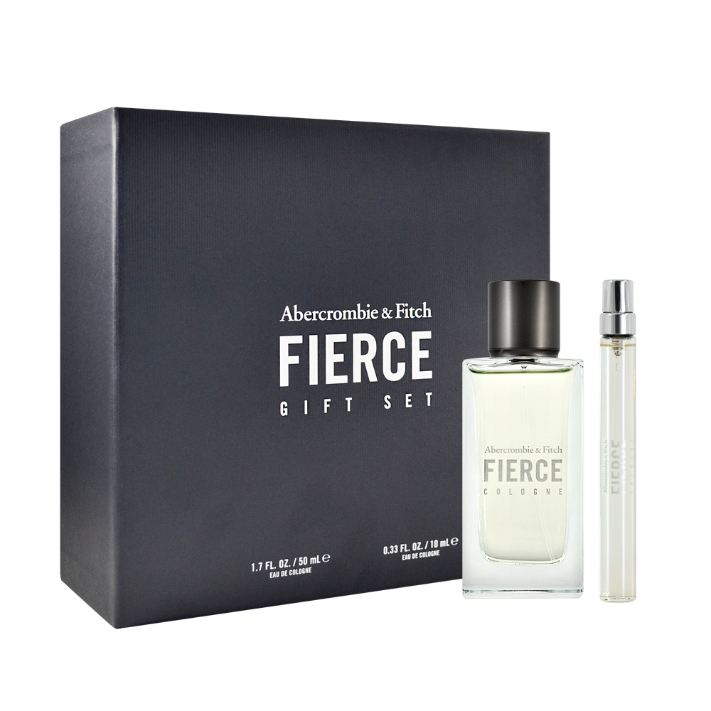 【Abercrombie & Fitch】A&F 天生無畏男性古龍水禮盒(淡香水50ml+淡香水10ml)