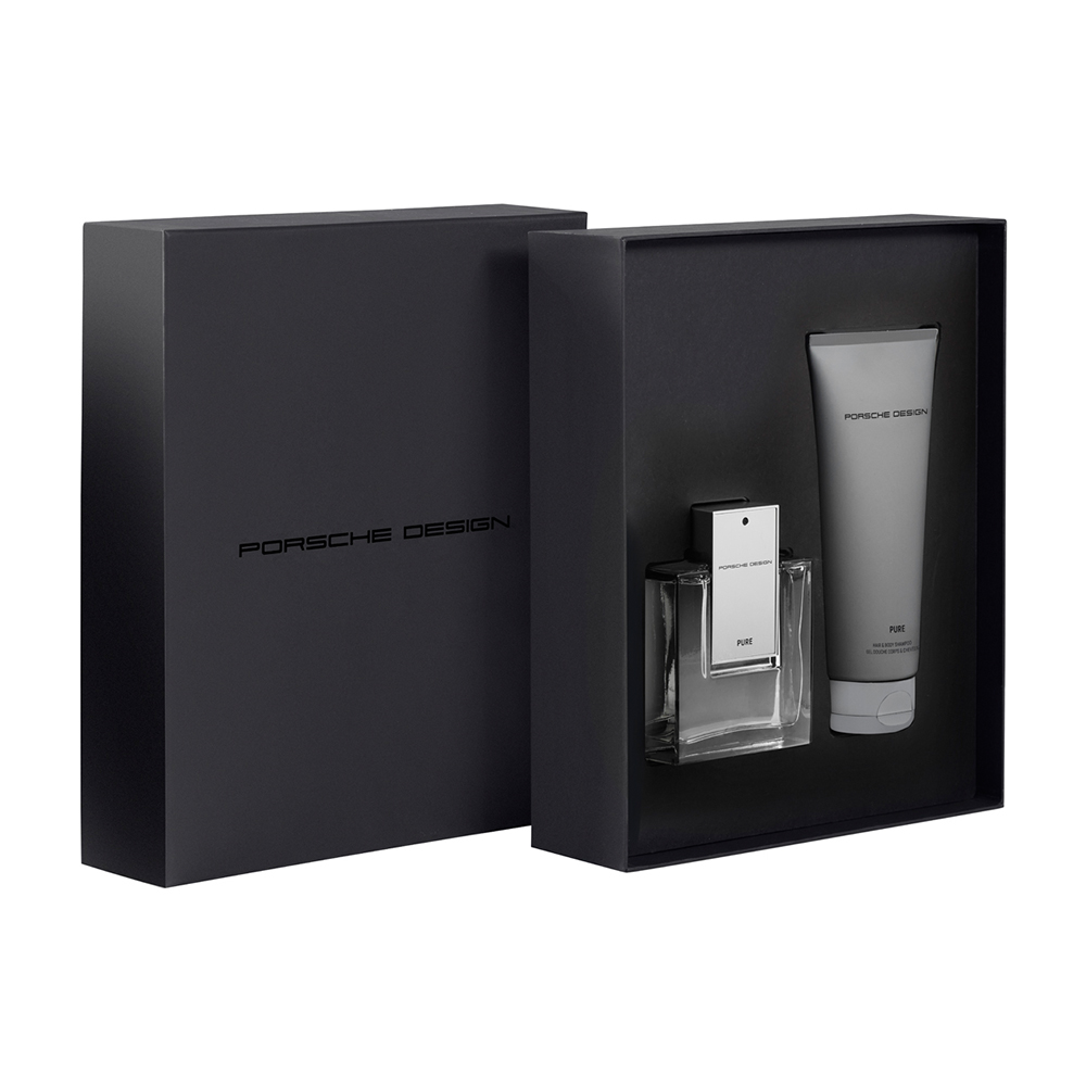 Porsche Design 保時捷 純粹風格男性淡香水禮盒 (Pure)(淡香水100ml/2合1洗髮沐浴膠200ml)