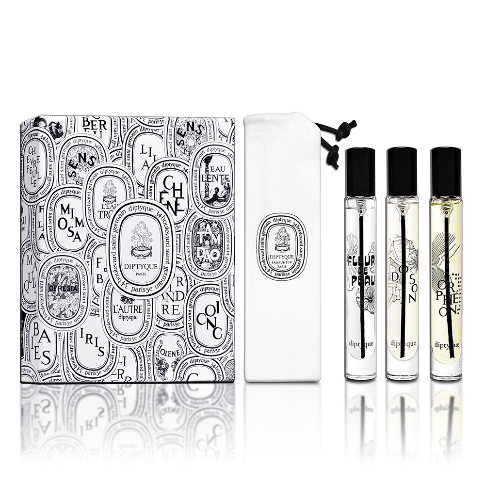 Diptyque 淡香精禮盒 10MLX3入 (肌膚之華+杜桑+爵夢)