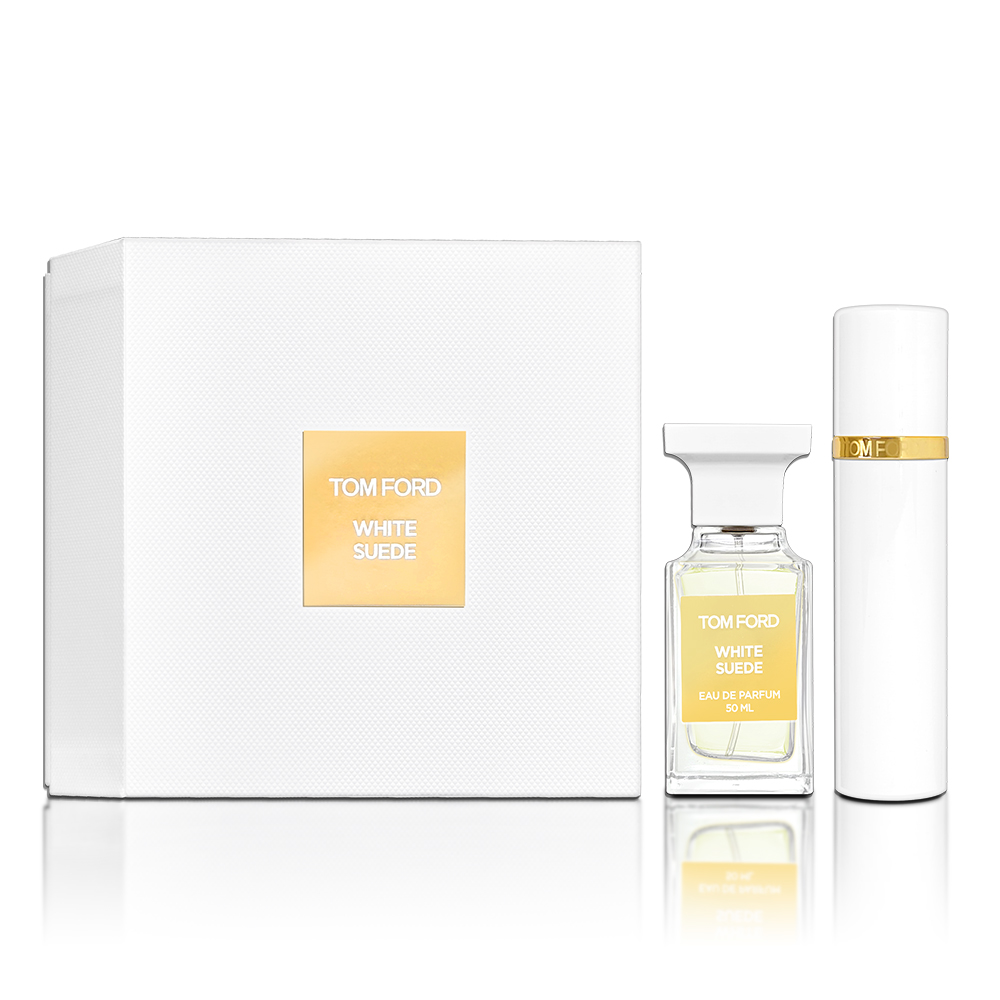 TOM FORD 私人調香系列 WHITE SUEDE 白麝香禮盒(淡香精50ML+隨身瓶10ML)