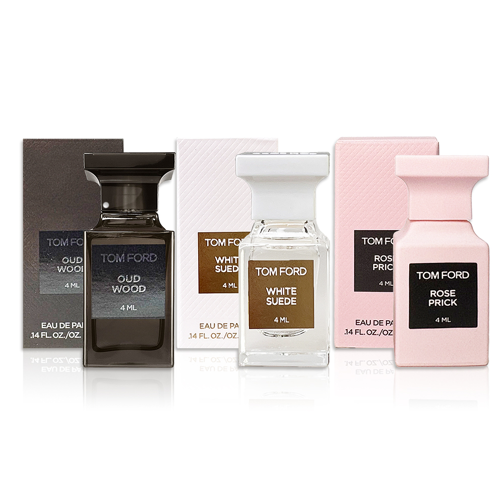 Tom Ford 私人調香系列 烏木(神秘東方)/白麝香/禁忌玫瑰(荊棘玫瑰) 淡香精 4ml - 造型小香
