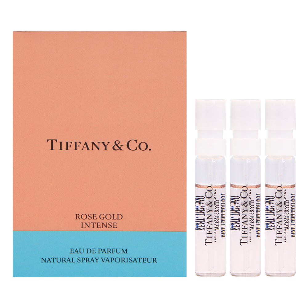 Tiffany & Co. 蒂芬妮 Rose Gold Intense 玫瑰金粹女性淡香精 1.5ml 針管 3入組